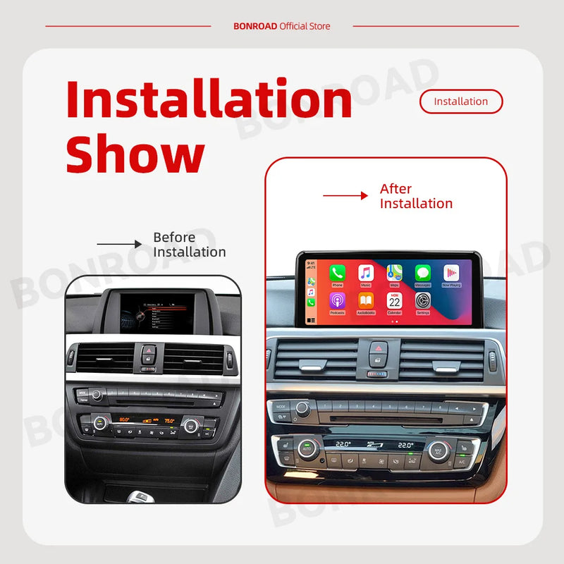 Central Multimedia Wireless Carplay para BMW series 1 2 3 4