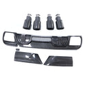 Difusor traseiro com ponteiras BMW F96 X6M Carbon Fiber Car Difusor traseiro