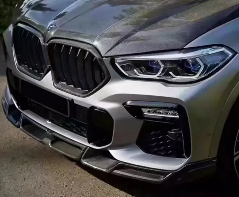 Front Lip BMW X6 G06 2019+ carbon fiber