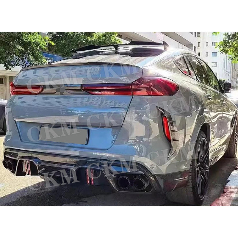 Aerofolio de Teto BMW F96 X6M 2019 2020 2021 2022 Carbon Fiber Real