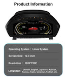 Painel de instrumentos Digital TFT 12.3 para BMW F30 F31 GT-F34 F32 F33 F36