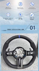 Volante camurça e carbon fiber (REAL) BMW M Sport