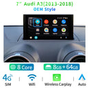 Multimidia Android Audi A3 2013 A 2018 Carplay Youtube Gps -  7" polegadas