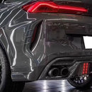 Aplique para-choque Carbon Fiber Car Real