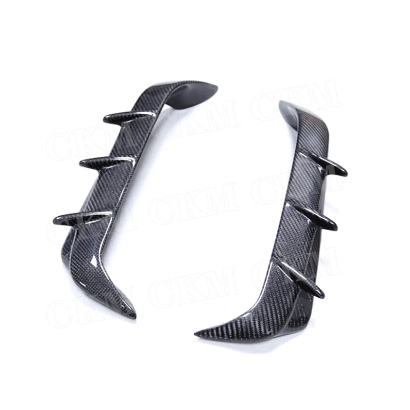 Aplique para-choque Carbon Fiber Car Real