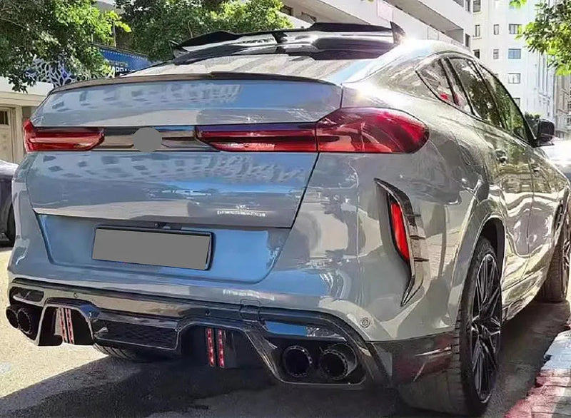 Aplique para-choque Carbon Fiber Car Real
