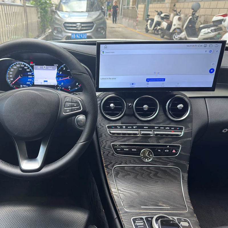 Painel de instrumentos digital TFT para Mercedes Benz C GLC W205 2015-2019