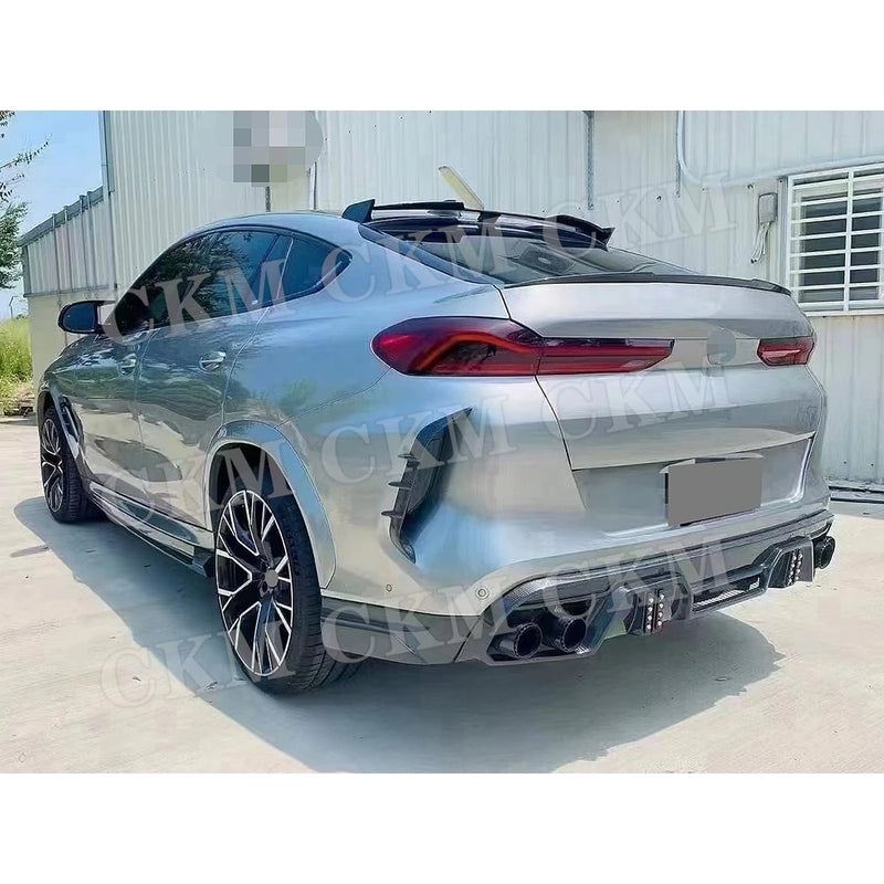 Aerofolio de Teto BMW F96 X6M 2019 2020 2021 2022 Carbon Fiber Real