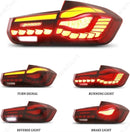 Lanterna tipo Dragon serie 3 F30 F35 F80 M3 2012 - 2018