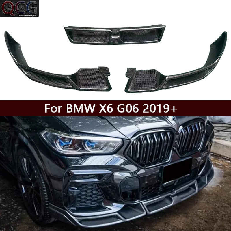 Front Lip BMW X6 G06 2019+ carbon fiber